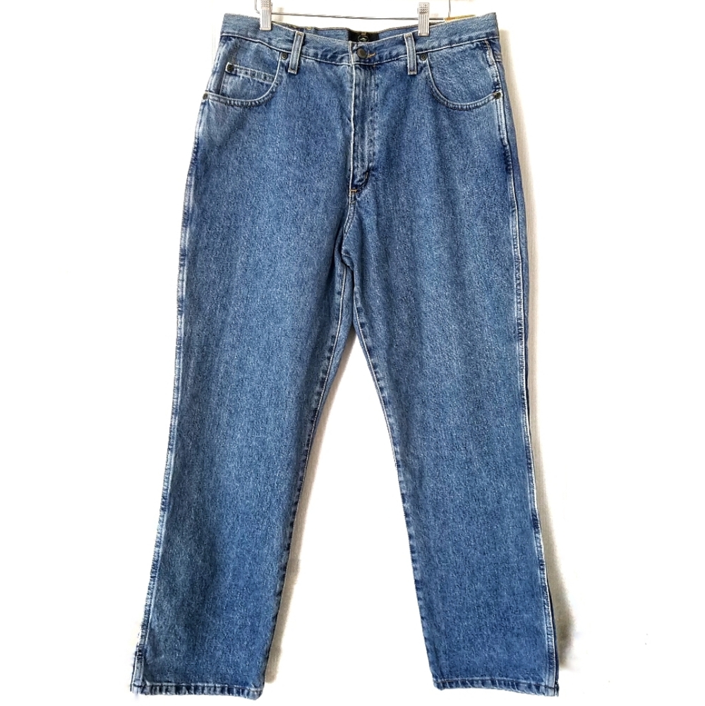 Red Head Relaxed Fit Men's Straight Leg Blue Jeans
